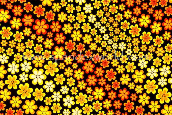 Floral Prints (Black/Orange/Yellow/Multi)