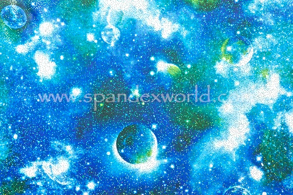 Pattern/Abstract Hologram (Green/Blue Galaxy Combo Sparkle)