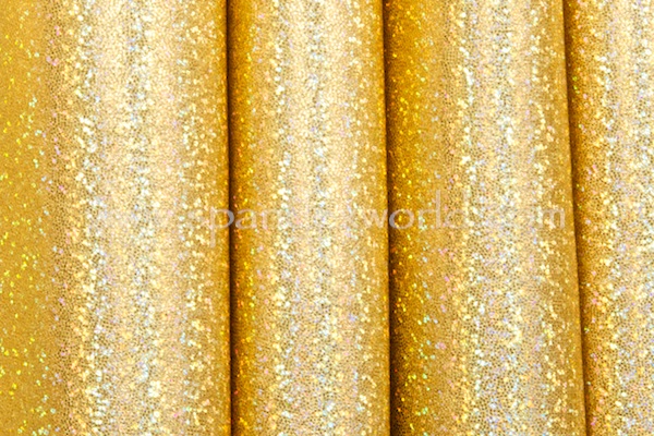 Sparkle Mystique Fabric Swatch | Gold