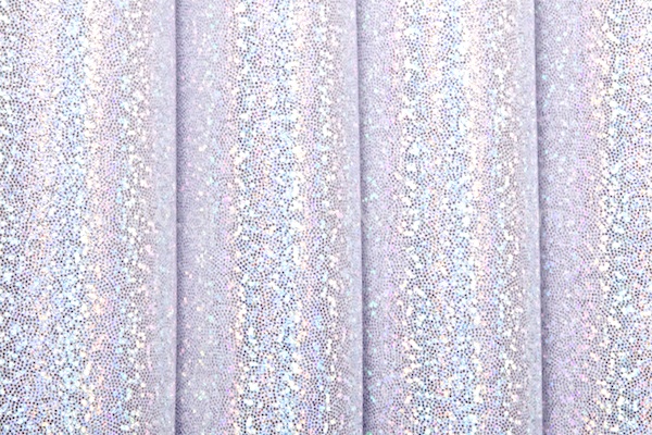 Silver Cosplay Holographic Stretch Patent Vinyl Spandex Fabric