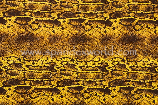Printed Cotton Lycra® (Yellow/Black)