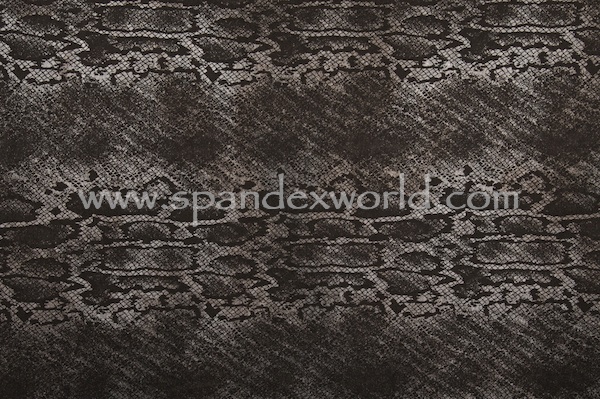Printed Cotton Lycra® (Charcoal/Black)