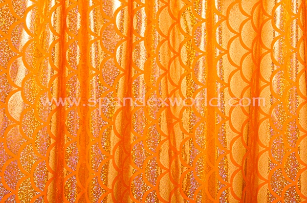 Pattern/Abstract Hologram (Orange/Gold)