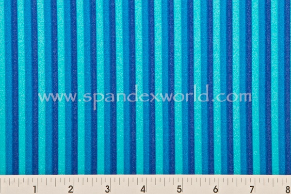Printed Stripes (Blue/Turquoise/Multi)