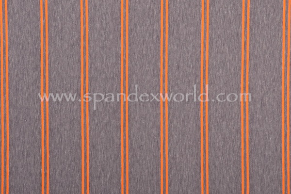 Printed Cotton Lycra® (Gray/Orange)