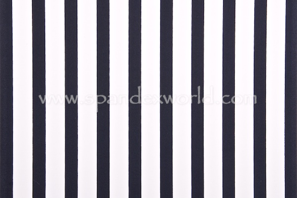 Printed Stripes (White/Navy)