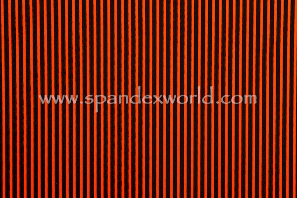 Printed Stripes (Black/Bright Orange)