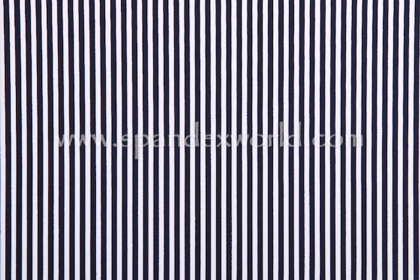 Printed Stripes (Navy/White)