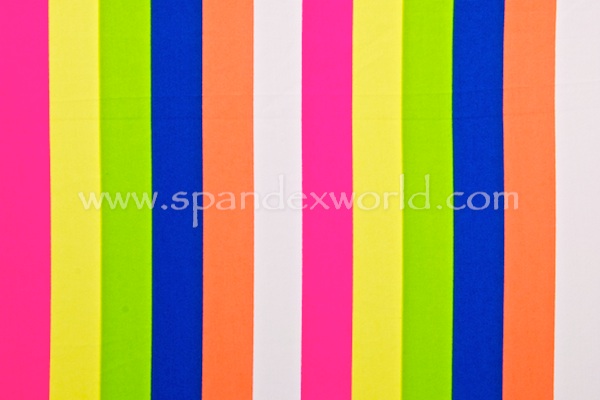 Printed Stripes (Magenta/Yellow/Blue)