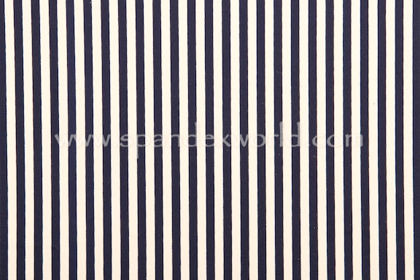 Printed Stripes (Off White/Navy)