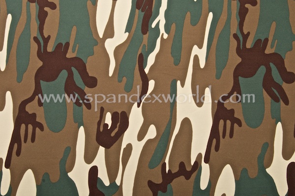 Printed Camouflage70'' (Olive/Brown/Multi)