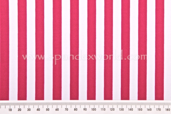 Printed Stripes (Magenta/White)