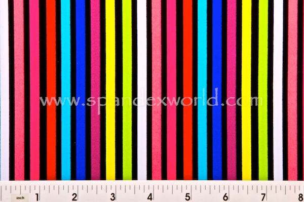 Printed Stripes (Black/Multi)