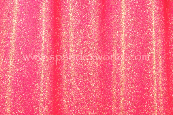 Cracked Ice Fabric - Holographic (Coral)