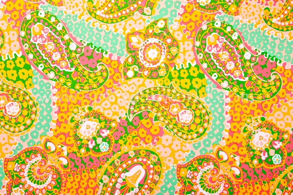 Paisley Prints (Coral/Green/Multi)
