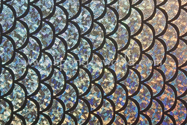 Pattern/Abstract Hologram (Black/Silver)