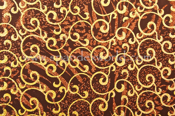 Pattern/Abstract Hologram (Chocolate/Gold/Copper)