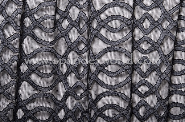 Stretch Lace (Black/Gunmetal)