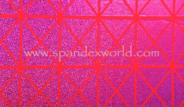 Pattern/Abstract Hologram (Red/Fuchsia Holo)