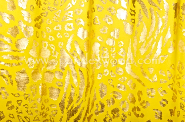 Animal Print Hologram (Yellow/Gold)