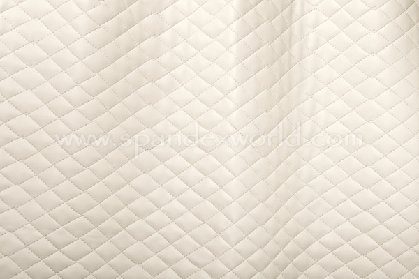 Pattern Faux Leather (Off White)