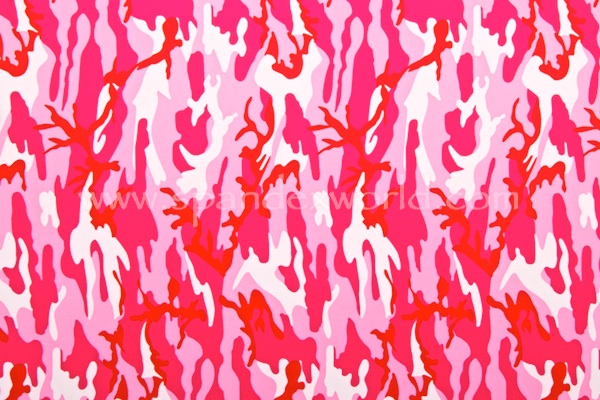 Printed Camouflage (Red/Pink/White)