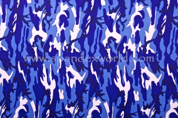 Printed Camouflage (Blue/White/Multi)
