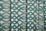 Stretch Sequins Lace (Black/Teal/Teal Holo)
