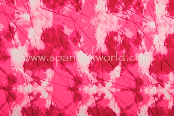 Printed Tie Dye (Hot Pink/Magenta/Multi)