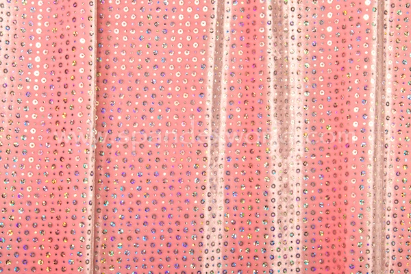 Glitter/Pattern Stretch Velvet (Baby Pink/Silver Holo)