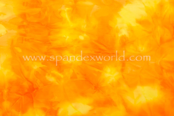 Tie dye spandex (Orange/Multi)