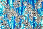 Stretch Reflective Sequins (Black/Silver/Neon Turquoise Opal)