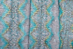 Non-Stretch Sequins Lace (Turquoise/Turquoise/Multi)