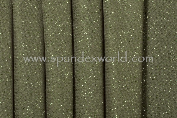 Sheer Glitter/Pattern (Olive/Olive)