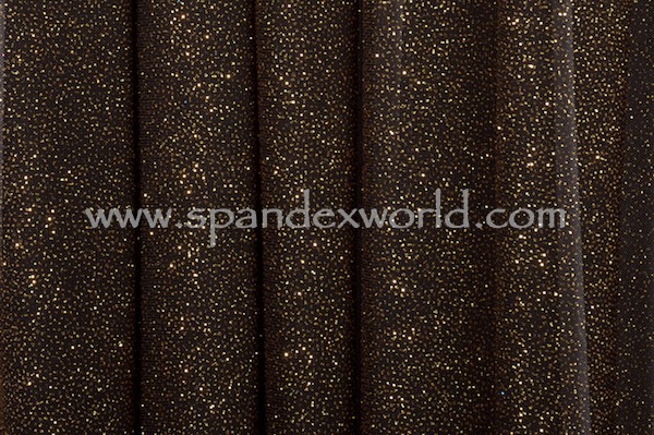 Sheer Glitter/Pattern (Black/Gold)