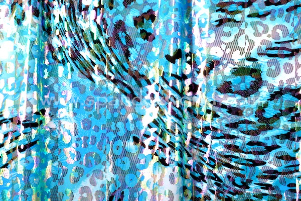 Pattern/Abstract Holograms (Black/Blue/Turquoise)