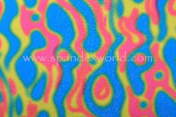 Pattern/Abstract Hologram (Turquoise/Yellow/Multi)