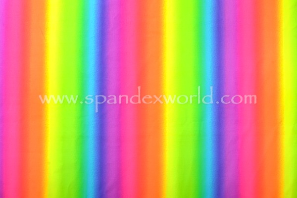 Printed Spandex (Rainbow/Multi)
