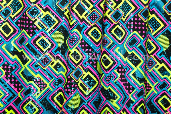 Pattern/Abstract Hologram (Black/Pink/Yellow/Turquoise/Multi)