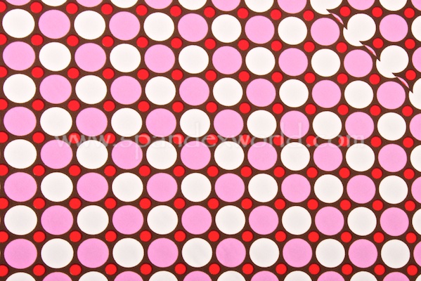 Printed Polka Dots (Pink/White/Red)