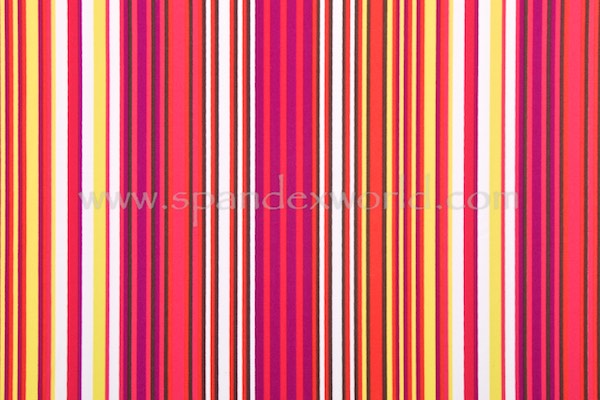 Printed Stripes (Red/Yellow/Multi)