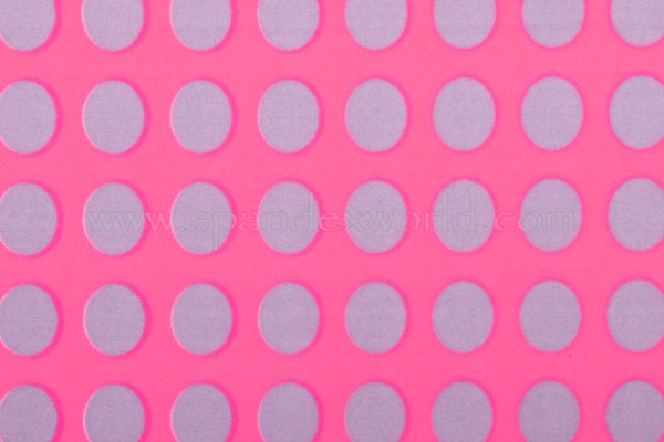 Printed Polka Dots (Hot Pink/Gray)