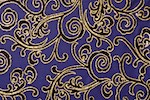 Glitter/Pattern Mesh (Purple/Gold/Black)