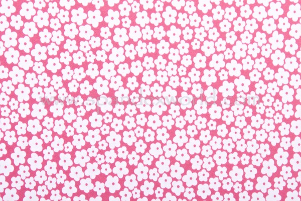 floral print white
