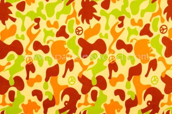 Printed Camouflage (Orange/Brown/Green/Multi)