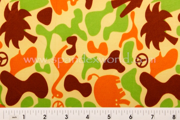 Printed Camouflage (Orange/Brown/Green/Multi)