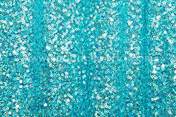 Stretch Sequins (Turquoise/Turquoise Sparkle)