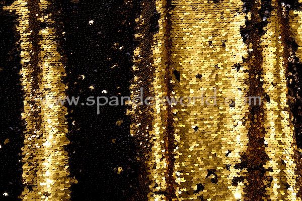 Reversible Stretch Sequins (Gold/Black)