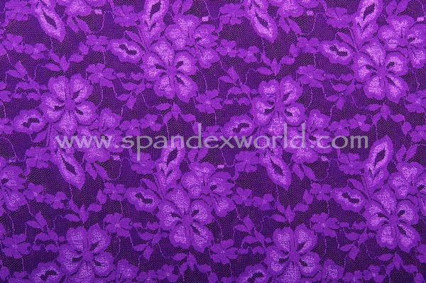 Stretch Lace (Bright Purple)