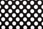 Printed Polka Dots (Black/White)